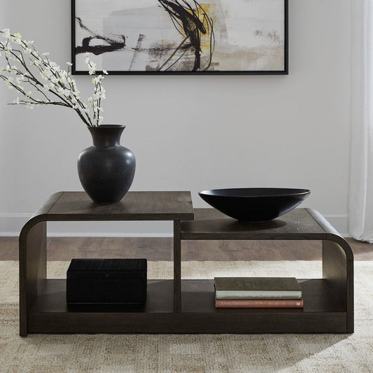 Liberty Furniture - Perspectives - Cocktail Table in Brown - 651-OT1010 view 1