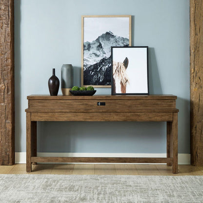 Liberty Furniture - Pinebrook Ridge - Console Bar Table in Brown - 377-OT7236 view 1