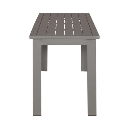 Liberty Furniture - Plantation Key - Outdoor Dining Bench - Granite - 3001-OB9001B-GT veiw 3