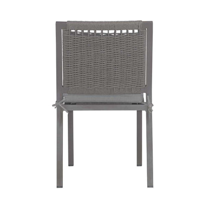 Liberty Furniture - Plantation Key - Outdoor Panel Back Side Chair - Granite (Set of 2) - 3001-OSC9101-GT-2PK veiw 4