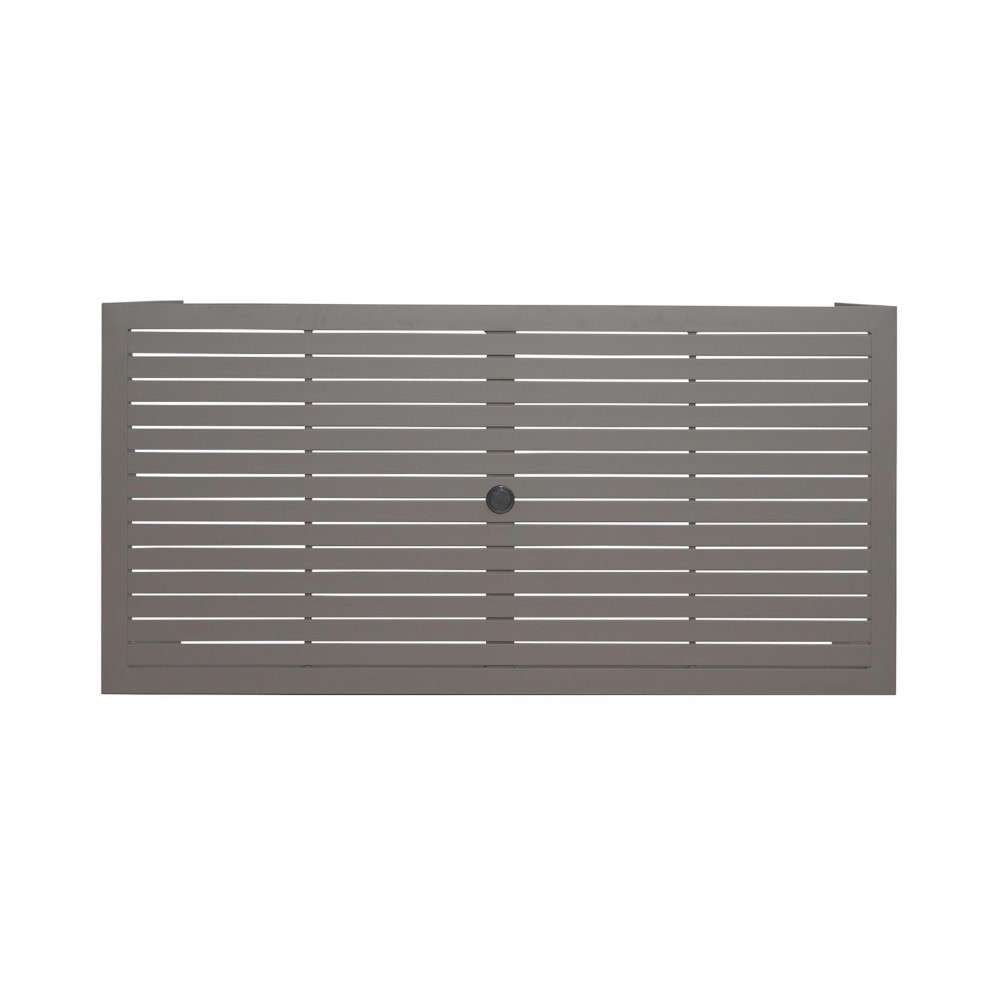 Liberty Furniture - Plantation Key - Outdoor Rectangular Leg Table - Granite - 3001-ODT3671-GT veiw 4