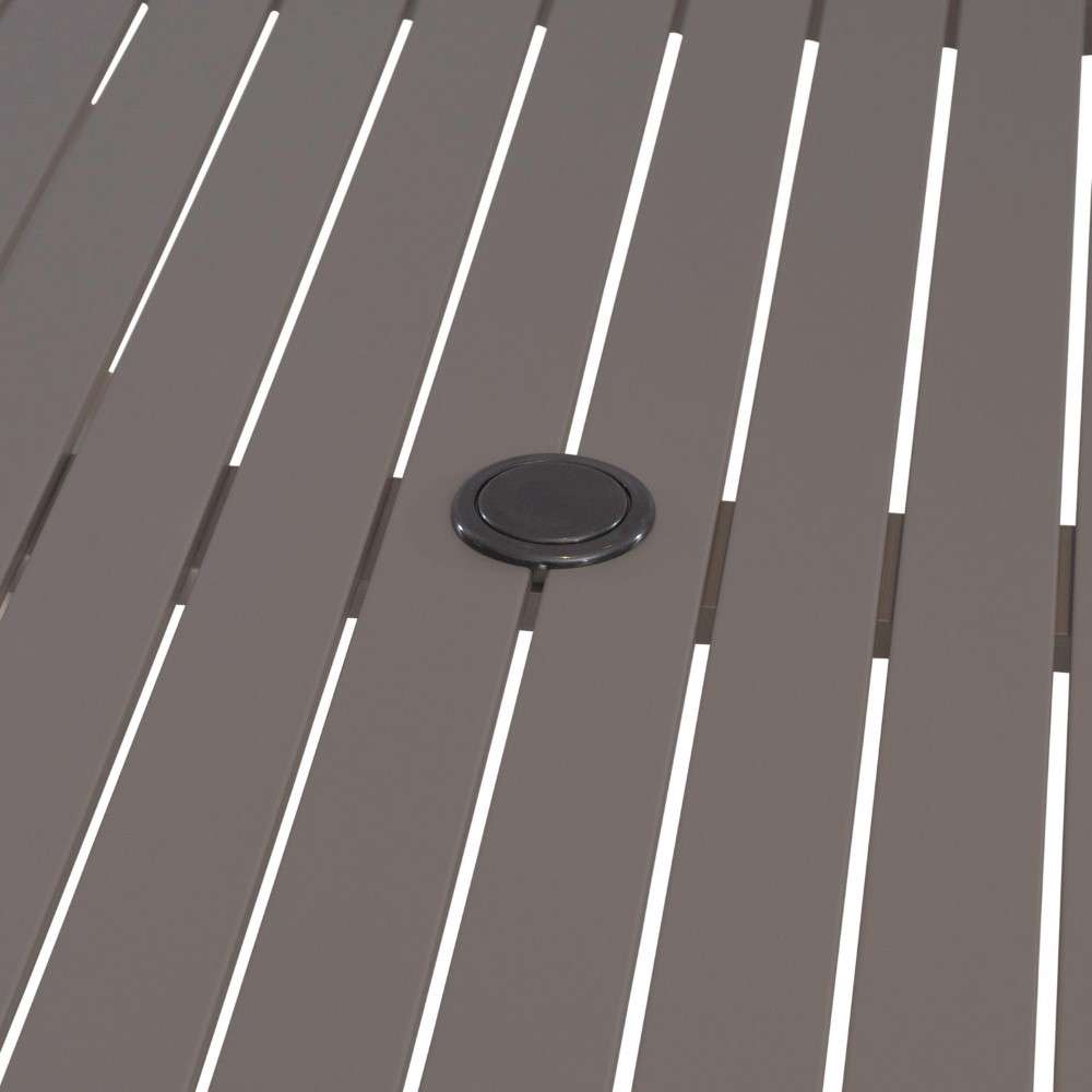 Liberty Furniture - Plantation Key - Outdoor Rectangular Leg Table - Granite - 3001-ODT3671-GT veiw 6