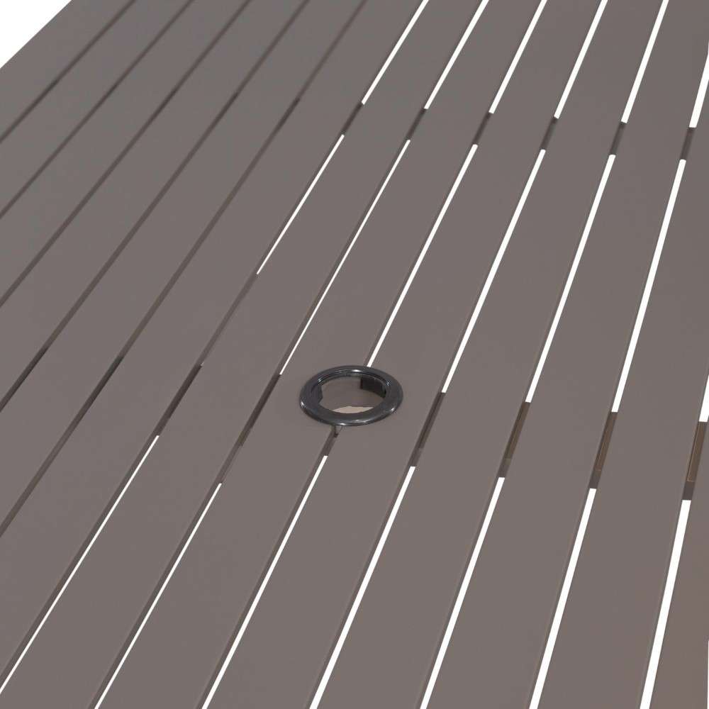 Liberty Furniture - Plantation Key - Outdoor Rectangular Leg Table - Granite - 3001-ODT3671-GT veiw 7