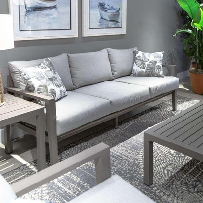 Liberty Furniture - Plantation Key - Outdoor Sofa - Granite - 3001-OSF300-GT veiw 2