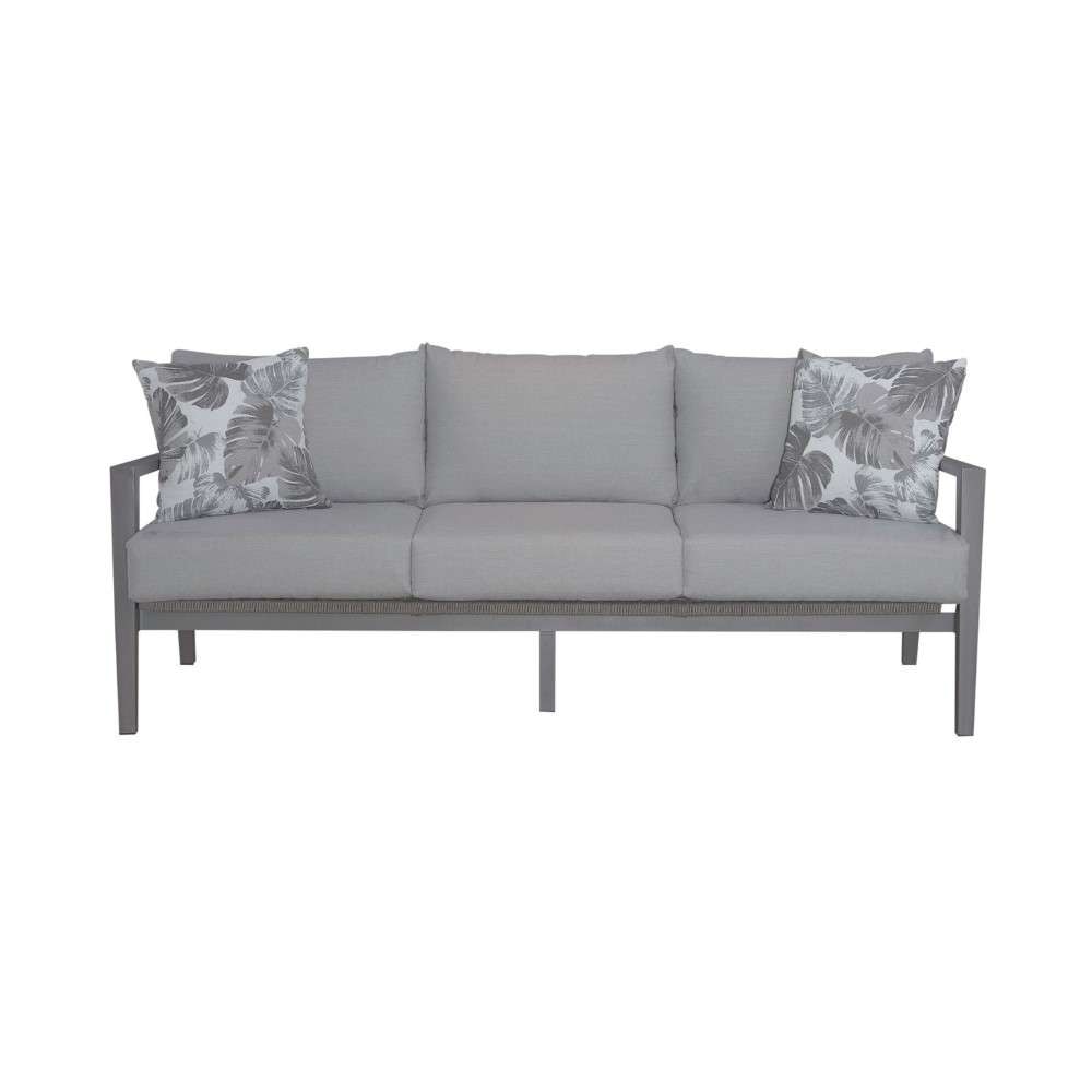 Liberty Furniture - Plantation Key - Outdoor Sofa - Granite - 3001-OSF300-GT veiw 3