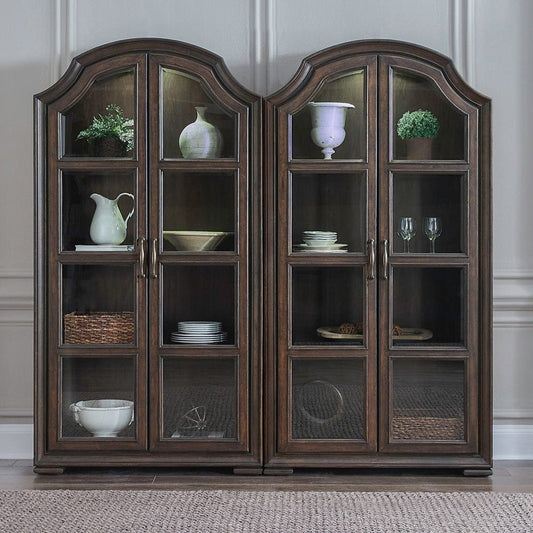 Liberty Furniture - Provence Park - 2 Piece Bunching Cabinet Set in Brown - 765-DR-2BC view 1