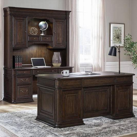 Liberty Furniture - Provence Park 5 Piece Jr Executive Set - 765-HO-5JES view 1
