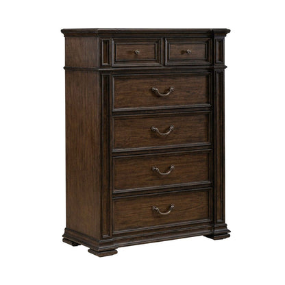Liberty Furniture - Provence Park - 6 Drawer Chest in Brown - 765-BR41 view 2