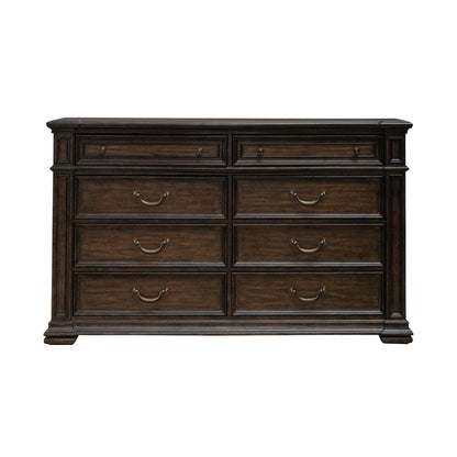Liberty Furniture - Provence Park - 8 Drawer Dresser in Brown - 765-BR31 view 3