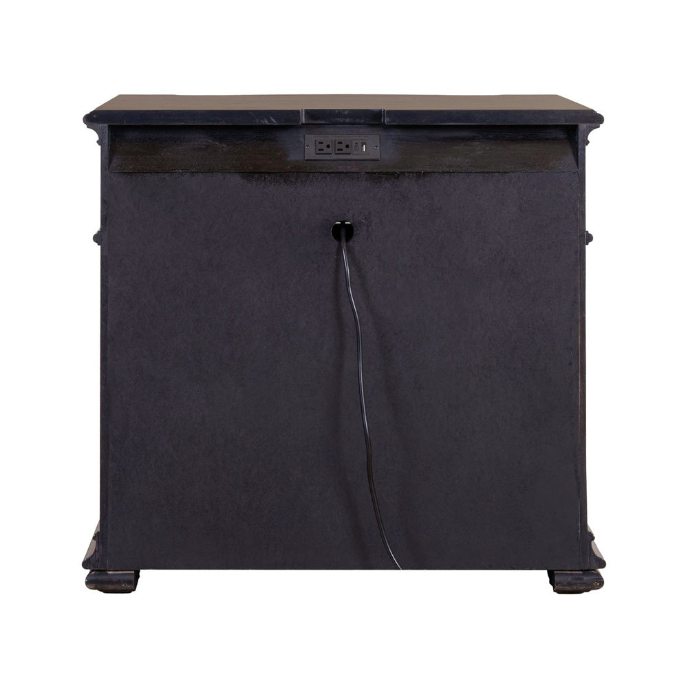 Liberty Furniture - Provence Park Bedside Chest w/ Charging Station - 765-BR62 view 5