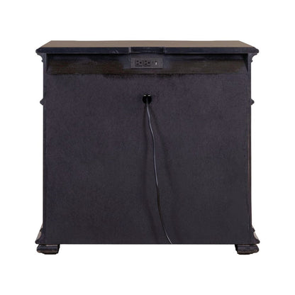 Liberty Furniture - Provence Park - Bedside Chest w/ Charging Station in Brown - 765-BR62 view 5