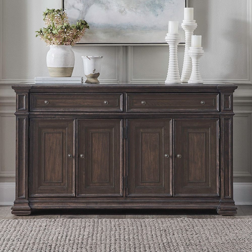 Liberty Furniture - Provence Park - Buffet in Brown - 765-CB6638 view 1