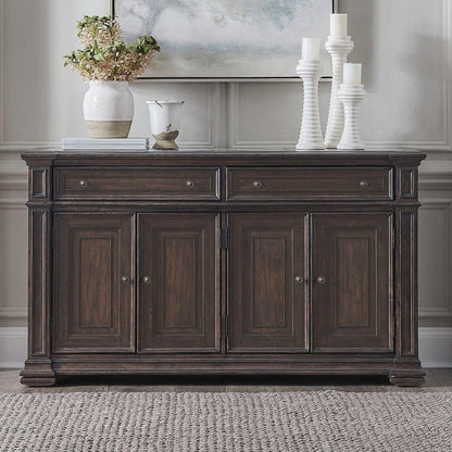 Liberty Furniture - Provence Park - Buffet in Brown - 765-CB6638 view 1