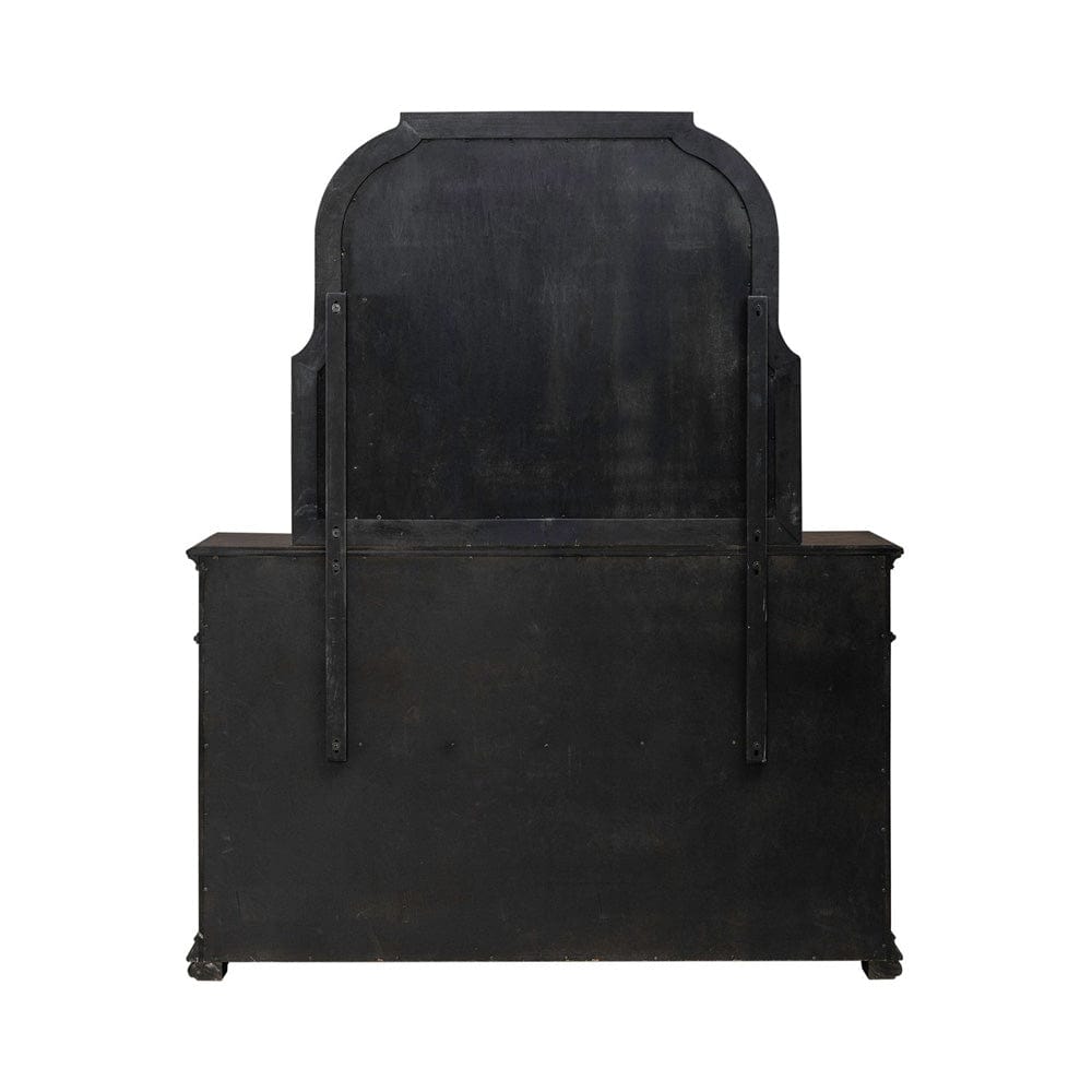 Liberty Furniture - Provence Park - Dresser & Mirror in Brown - 765-BR-DM view 5
