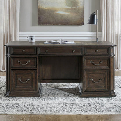 Liberty Furniture - Provence Park Jr Executive Desk - 765-HO-JED view 7