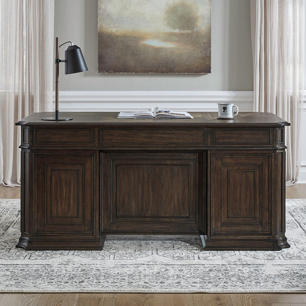 Liberty Furniture - Provence Park Jr Executive Desk - 765-HO-JED view 8