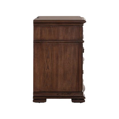 Liberty Furniture - Provence Park King Shelter Bed, 2 Bedside Chests - 765-BR-KSH2BSC view 9