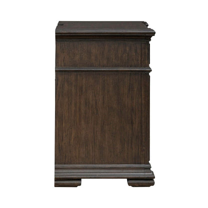 Liberty Furniture - Provence Park - Nightstand w/ Charging Station in Brown - 765-BR61 view 4