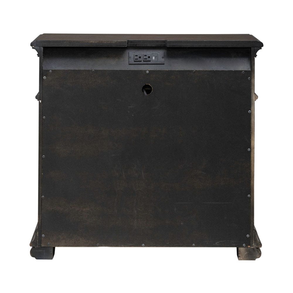 Liberty Furniture - Provence Park - Nightstand w/ Charging Station in Brown - 765-BR61 view 5
