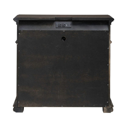 Liberty Furniture - Provence Park - Nightstand w/ Charging Station in Brown - 765-BR61 view 5