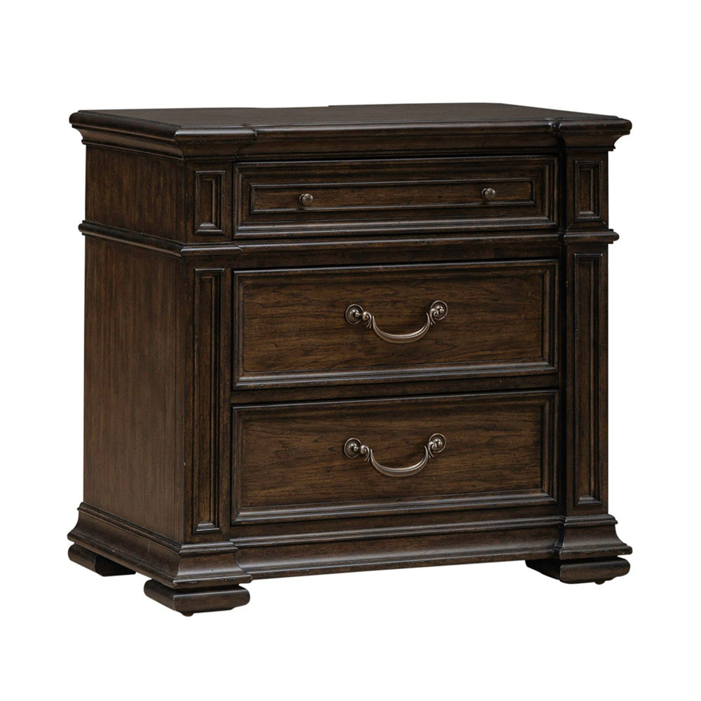 Liberty Furniture - Provence Park Queen Shelter Bed, 2 Night Stands - 765-BR-QSH2NS view 6