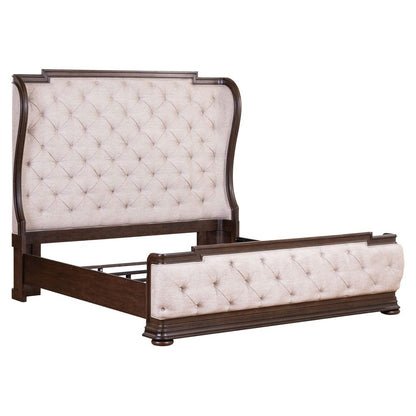 Liberty Furniture - Provence Park - Queen Shelter Bed in Brown - 765-BR-QSH view 2
