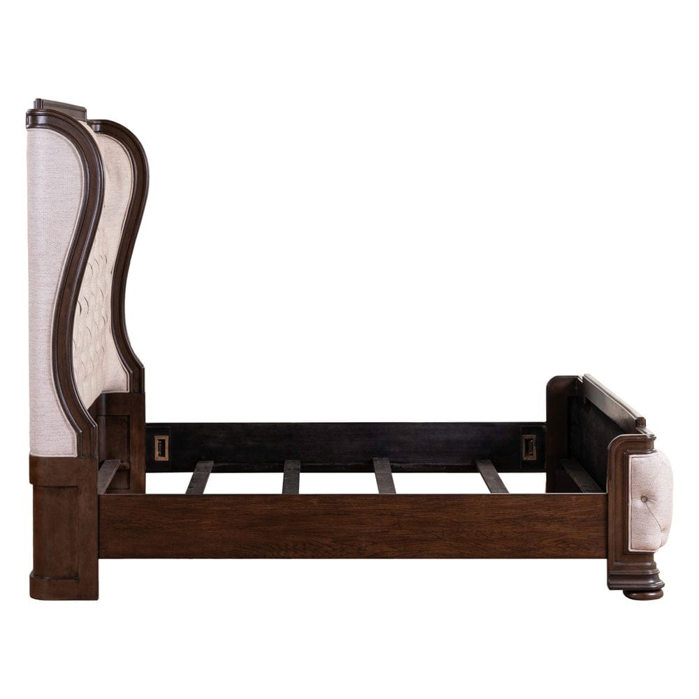 Liberty Furniture - Provence Park - Queen Shelter Bed in Brown - 765-BR-QSH view 4