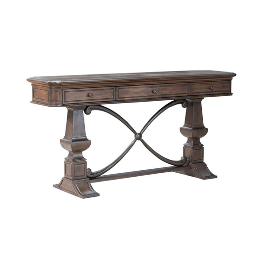 Liberty Furniture - Provence Park Sofa Table in Chateau Brown - 765-OT1030 veiw 1