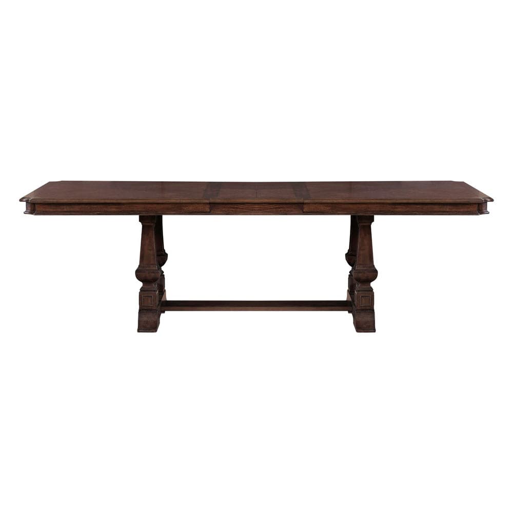 Liberty Furniture - Provence Park - Trestle Table Set in Brown - 765-DR-TRS view 4