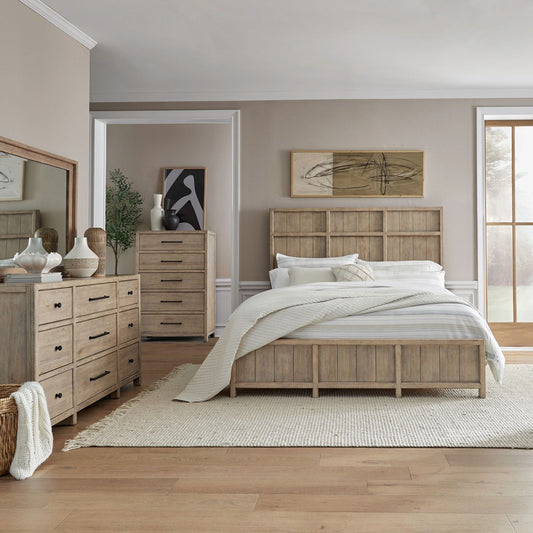 Liberty Furniture - Proximity Place King California Panel Bed, Dresser & Mirror, Chest - 780-BR-CKPBDMC view 1
