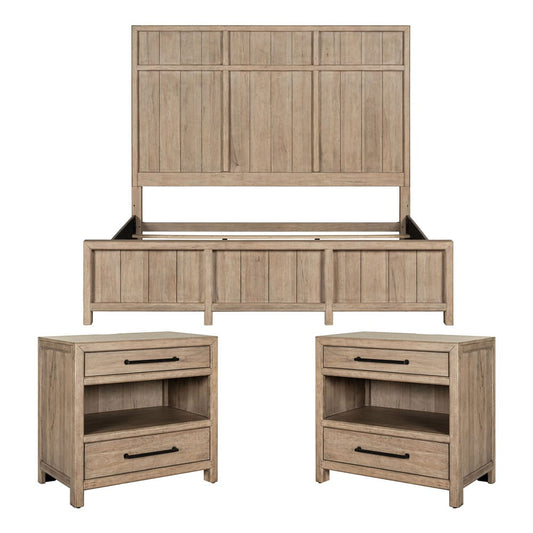 Liberty Furniture - Proximity Place King Panel Bed, 2 Bedside Chests - 780-BR-KPB2BSC view 1