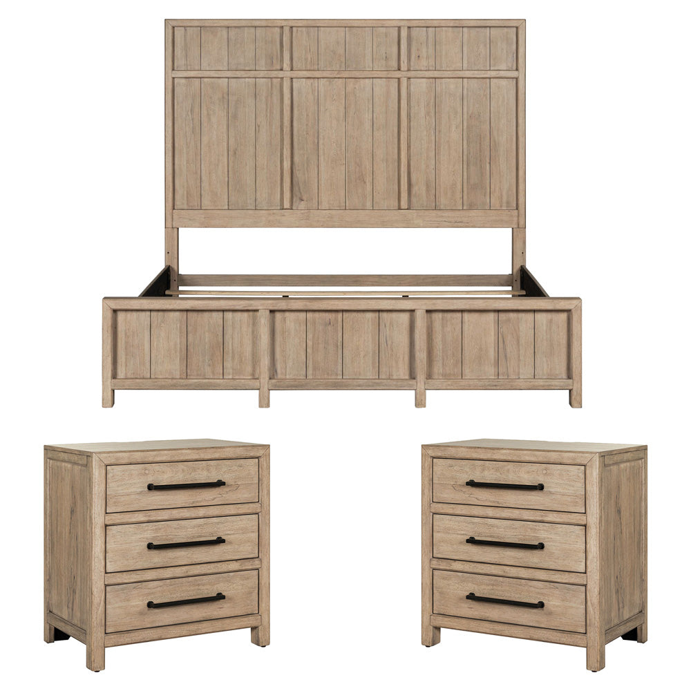 Liberty Furniture - Proximity Place King Panel Bed, 2 Night Stands - 780-BR-KPB2NS view 1