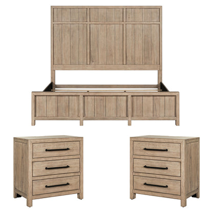 Liberty Furniture - Proximity Place King Panel Bed, 2 Night Stands - 780-BR-KPB2NS view 1