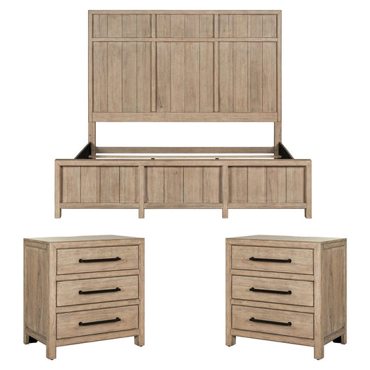 Liberty Furniture - Proximity Place King Panel Bed, 2 Night Stands - 780-BR-KPB2NS view 1