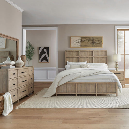 Liberty Furniture - Proximity Place King Panel Bed, Dresser & Mirror, Night Stand - 780-BR-KPBDMN view 1
