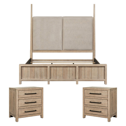 Liberty Furniture - Proximity Place King Poster Bed, 2 Night Stands - 780-BR-KPS2NS view 1