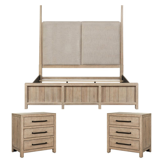 Liberty Furniture - Proximity Place King Poster Bed, 2 Night Stands - 780-BR-KPS2NS view 1
