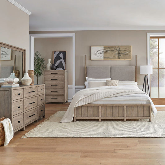 Liberty Furniture - Proximity Place King Poster Bed, Dresser & Mirror, Chest - 780-BR-KPSDMC view 1