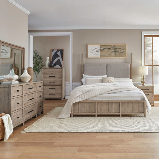 Liberty Furniture - Proximity Place King Poster Bed, Dresser & Mirror, Chest, Night Stand - 780-BR-KPSDMCN view 1