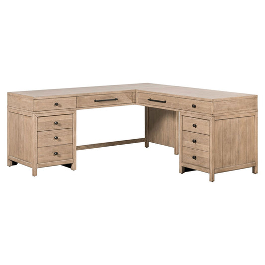 Liberty Furniture - Proximity Place L Shaped Desk Set - 780-HO-LSD view 1