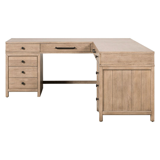 Liberty Furniture - Proximity Place L Shaped Desk Set - 780-HO-LSD view 2