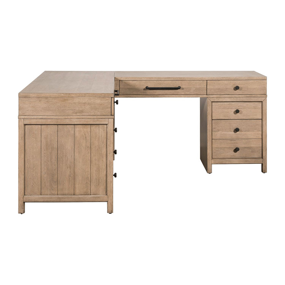 Liberty Furniture - Proximity Place L Shaped Desk Set - 780-HO-LSD view 3