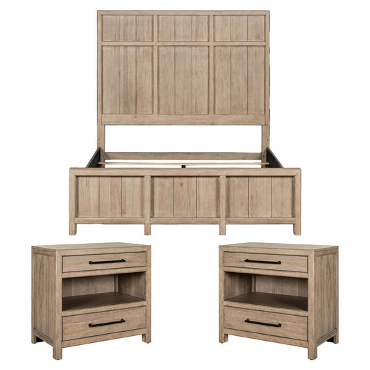 Liberty Furniture - Proximity Place Queen Panel Bed, 2 Bedside Chests - 780-BR-QPB2BSC view 1