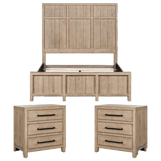 Liberty Furniture - Proximity Place Queen Panel Bed, 2 Night Stands - 780-BR-QPB2NS view 1