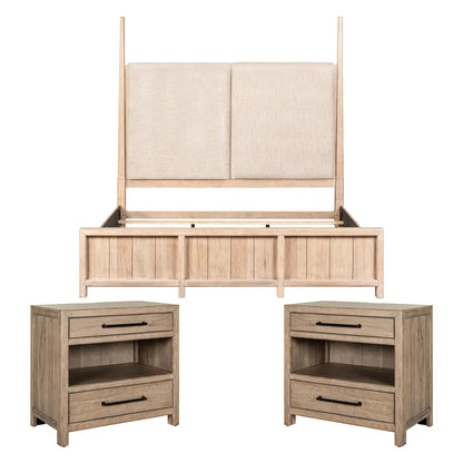 Liberty Furniture - Proximity Place Queen Poster Bed, 2 Bedside Chests - 780-BR-QPS2BSC view 1