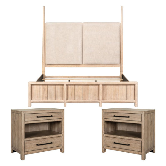 Liberty Furniture - Proximity Place Queen Poster Bed, 2 Bedside Chests - 780-BR-QPS2BSC view 1
