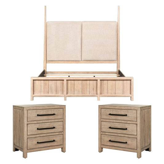 Liberty Furniture - Proximity Place Queen Poster Bed, 2 Night Stands - 780-BR-QPS2NS view 1