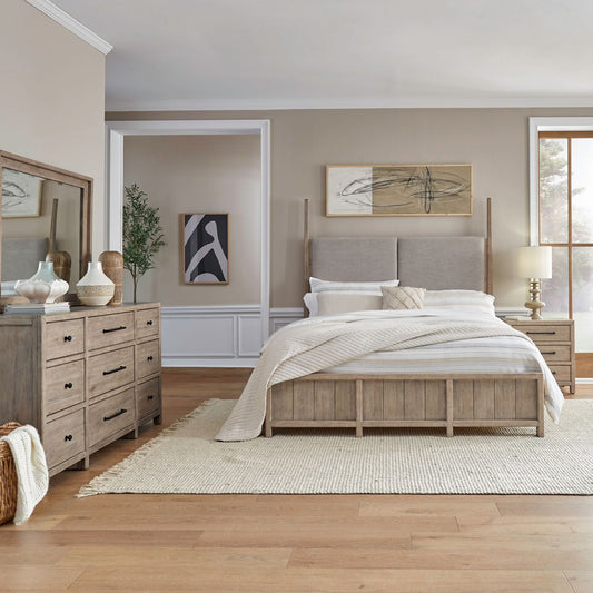Liberty Furniture - Proximity Place Queen Poster Bed, Dresser & Mirror, Night Stand - 780-BR-QPSDMN view 1