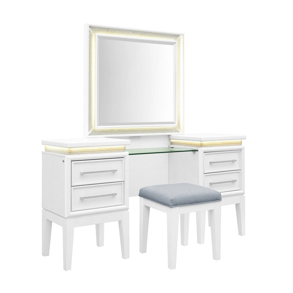 Liberty Furniture - Reflections 3 Piece Vanity Set - 781-BR-VN view 4