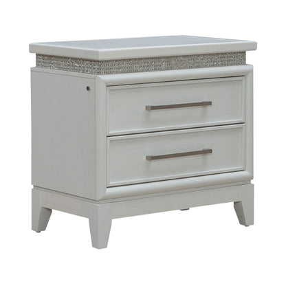 Liberty Furniture - Reflections King Uph Bed, 2 Night Stands - 781-BR-KUB2NS view 8